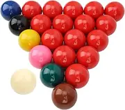 22Pcs Billiard Ball Set, Pool Table Balls Resin Snooker Ball Set for Leisure Sports Equipment, 2.1 Inch