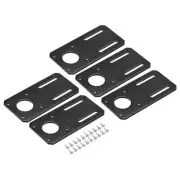 Motor Bracket 100x50mm Black for NEMA 17 Stepper Motor with Screws 5 Set
