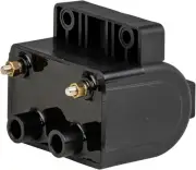 HardDrive Dual Fire Ignition Coil With Front Posts 12V 4 Ohm #10-2028