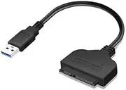 USB 3.0 to 2.5” SATA Adapter Cable with UASP Support for 2.5 Inch HDD SSD Hard Drives