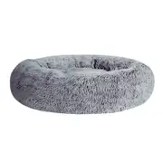 Waggly Dog Bed Plush Dark Grey (Large)