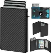 Wallet for Men Pop up Card Holder, Smart, Slim, Minimalist Design for Front Pock