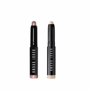 即期品【Bobbi Brown 芭比波朗】迷你流雲持久防水炫彩眼影筆精巧組(Golden Pink粉金+Dusty Mauve紫褐)