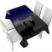 Moon Light Moose Tablecloth