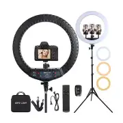 21 inch LED Ring Light with Tripod Stand, Video Ring Light for Selfie Photogr...