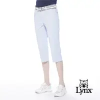 在飛比找PChome24h購物優惠-【Lynx Golf】女款日本布料吸汗速乾舒適配色口袋褲腳開