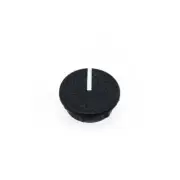 12mm Black Knob Cap with Indicator Line for Aphex Dominator I, Dominator II