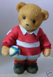 CHERISHED TEDDIES - "JONNY" RUGBY PLAYER 4003171 EUROPEAN EXCLUSIVE MINT IN BOX