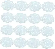 Outdoor Necessity 50 Pack Mini Soap Sheets Elephant Design for Women's and Children's Hand Washing Compact Portable for Travel Camping