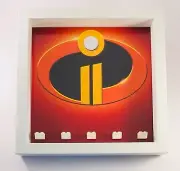 Display Frame for Lego ® The Incredibles 2 minifigures figures 25cm 27cm case