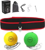 Boxing Training Headband for Adults and Kids, Build Agility Portable Strength Training Boxing Balls for Courtyard, Gym, Living Room, Bedroom