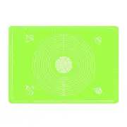 Green Reusable Non-Stick Silicone Rolling Dough Mat Cake Pastry Baking Fondant Sheet
