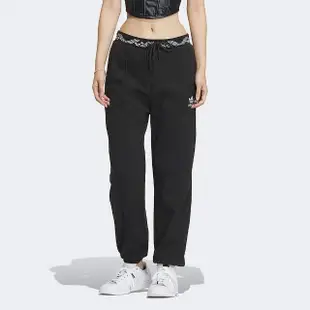 【adidas 愛迪達】Og Track Pant Cny 女款 黑色 聯名 棉褲 縮口 休閒 長褲 IX4239