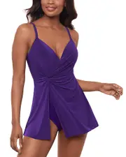 Miraclesuit Twisted Sisters Adora Swim Dress