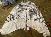 Seraphine Luxury Cotton Modal Striped Maternity & Nursing Mandy Shawl Scarf NWT
