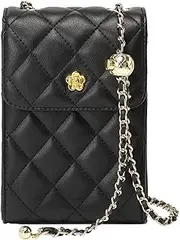 [BAGINNING] Women Quited Square Flap Shoulder Bag Fancy Chain Strap Clutch Purse Cross-body Satchel Handbag