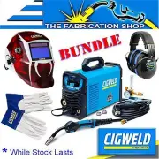 CIGWELD XF19 BlueVenom Mig Tig Welder Bundle + Helmet +Gloves +Earmuffs W1400190