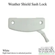 Sash Lock, Weather Shield Visions 2000 Single Hung Tilt Window in Tan - Choose