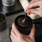 Dosing Rings Press Aluminum Alloy Anti Flying Coffee Powder Picker Coffee Making