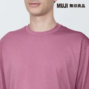 【MUJI 無印良品】男棉混天竺圓領長袖T恤(共8色)