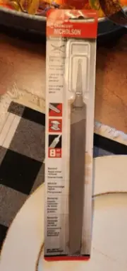 Crescent Nicholson 8" Flat Double Cut Bastard File - 21862NN