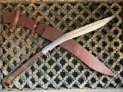 18 inches Long blade Battle Siru Sword-Full Tang two handed Machete-kukri knife-