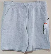 Wonder Nation Boys' Light Grey Heather French Terry Shorts Size XL (14-16) Husky