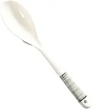 Spoons 1 Pack Spoons Ceramic Coffee Spoons Small Spoons Tea Spoons for Dessert, Handle with Printed Pattern Tiny Spoon(Color:B,Size:L)