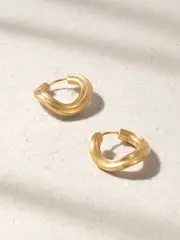 [OLE LYNGGAARD COPENHAGEN] OLE LYNGGAARD COPENHAGEN - Under The Sea Creol 18-karat Gold Hoop Earrings - One size One size Gold