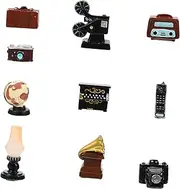 Cabilock Retro Resin Fridge Magnets Set 3D Fridge Decor Non-Slip Magnets for Iron Surface Vintage Style Random Style
