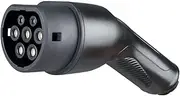 16A 32A EV Charger Type2 Male Plug Female IEC62196-2 Adapter 11KW 22KW Three Phase Convertor Compatible with Electric Car Vehicle(3.6KW Female Plug)