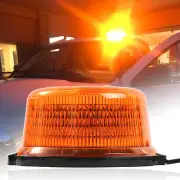 Car Emergency Beacon Warning Hazard Flash Strobe Light Bar 12-24V 90LED Amber
