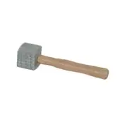 Thunder Group ALMTW001 12" Aluminum 2-Sided Meat Tenderizer w/ Wood Handle