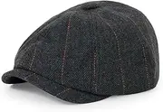 [Geyanuo] 3Pcs Newsboy Hat for Men Women Elastic 8 Panel Flats Cap