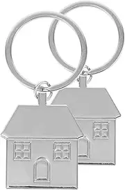 [TINEASUR] House Shaped Keychain Home Decor Keychain Homeowner's Charm Moving Present Home Key