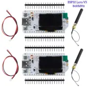 2Sets LoRa32 V3 Development Board SX1262 OLED Display BT+WIFI for IOT Smart Home