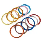10 Roll Flexible Aluminum Wire Jewelry Beading Wire DIY Bracelet Making 1.5mm