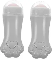 2 Pcs Cat Paw Face Massage Rollers Playful Design for Skincare Enhances Absorption Promotes Relaxation Versatile Use Cheeks Easy to Clean Facial Massage Tools