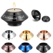 Stainless Steel Cremation Urn Votive Tealight Candle Holder for Ashes Perfume