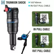 X-FUSION O2 PRO RLR MTB Rear Shock Remote Control Trunnion MTB Shock 165 x 40mm