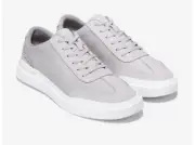Mens Sneakers Cole Haan Grandpro Rally Canvas - MICROCHIP-OPTIC WHITE
