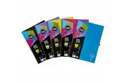 Spirax 512 Kode Hard Cover Notebook 160 Page A4 Assorted Pack 5