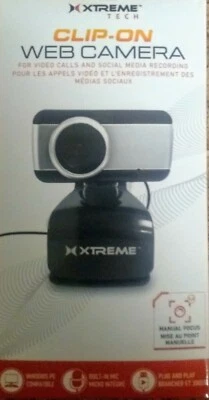 BRAND NEW - XTREME TECH- CLIP-ON WEB CAMERA