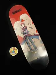 RARE Naruto Shippuden Franky Villani Garra Primitive Skateboard Deck Shaped Egg