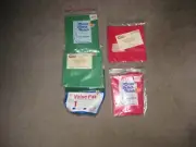 Lot of 5 Aida Cloth 14 count Cross Stitch Fabric, (Green & Red)