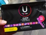 Bundle 3 boxes U by Kotex click & Opal by Femtex Tampon REGULAR