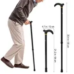 2 SECTION ADJUSTABLE WALKING STICK CANE ANTI-SKID ANTI SHOC