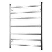 ACA Round Electric Heated Towel Rack Rail Warmer 7 Bar Chrome Stainless Steel SAA