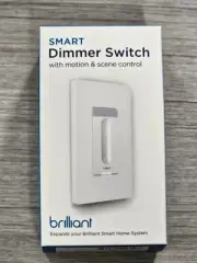 NEW Brilliant BHS-120US-WH1 Smart Dimmer Switch White