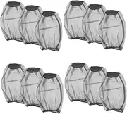 INOOMP 4sets 3pcs Outdoor Mosquito Head Net Portable Mesh Netting for Fishing Camping and Hiking Breathable Neck Cover for Insect Protection 3pcs*4